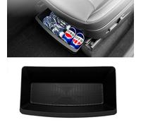 JSUDQR Under-seat Storage Box for Tesla Model Y Juniper 2025 Under Seat Drawer TPE for Model Y Accessories