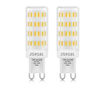 JSVSAL G9 LED Bulb Dimmable Low Voltage 12V-24V AC/DC,G9 Bi Pin Base 5W Warm White 3000K 450 Lumen Equivalent to 50W Halogen Track Bulb for RV Camper Marine,Solar Power Light and Off Grid,2-Pack