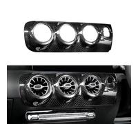 JSWAN Carbon Fiber Center Console Dashboard Air Conditioning Vent Panel Outlet Cover Fit for Benz CLA/A Class A180 A200 A35L A45S CLA35 CLA45 CLA45S W118 W177 V177 Air Outlet Cover Sticker