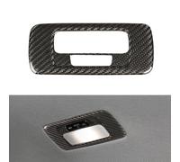 JSWAN Carbon Fiber Rear Reading Light Cover Trim Fit for 11th Gen Civic Hatchback Sedan Type r FL5 Typer Rear Row Roof Reading Lamp Cover Inner Reading Light Panel Frame Overlay (Gloss Black)