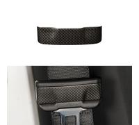 JSWAN Carbon Fiber Seat Belt Buckle Cover for Tesla Model 3 Performance (2017 to 2025+) Model Y (2019 to 2025+) Seat Safety Belt Buckle Decoration Cover Trim (Matte Plain Weave) (1 Pcs)