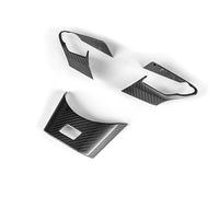JSWAN Carbon Fiber Steering Wheel Button Switch Panel Trim Cover Fit for Toyota GR Corolla (2023+) GR Yaris (2021+) Steering Wheel Cover Steering Wheel Panel Trims Interior Accessories (Matte black)
