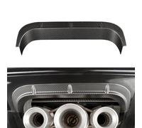 JSWAN Carbon Fiber Tail Throat Upper Trim Cover Fit for 11th Gen Civic Type R FL5 Typer (2019 to 2025 up) Exhaust Muffler Tail Pipe Upper Trim Cover Accessories (Matte black carbon fiber)