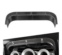 JSWAN Carbon Fiber Tail Throat Upper Trim Cover Fit for 11th Gen Civic Type R FL5 Typer (2019 to 2025 up) Exhaust Muffler Tail Pipe Upper Trim Cover Accessories (Glossy black carbon fiber)
