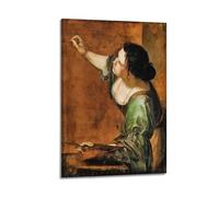 JSWLQ Artemisia Gentileschi (Self-portrait) Artists Poster Wall Art Painting Canvas Gift Living Room Prints Bedroom Decor Artworks 12x18inch(30x45cm)