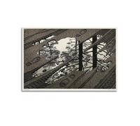 JSWLQ M. C. Escher(Puddle) Artists Poster Artworks Picture Print Wall Art Painting Canvas Gift Decor Homes Decorative 24x36inch(60x90cm)