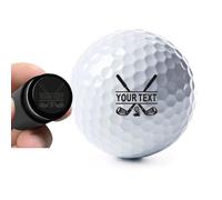 JSWLYWMTPJ Custom Golf Ball Stamp Personalized Golf Ball Stamper, Colors-Inking Golf Ball Stamp Markers Reusable Golf Ball Mark Your Own Golf Ball Stamp Golfer Gift Golfing Accessories