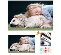 JSWLYWMTPJ Custom Photo Paint by Numbers for Adults DIY Oil Painting Personalized Photo Customized Your Own Private Picture for Home Wall Decor Canvas (24 Colors)
