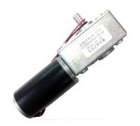 JSX634 Turbine Worm DC Reducer electronic starter 12V24V 2-250RPM Torque CW CCW Adjustable DIY Window Door Opener(S,12V Dual Shaft)