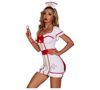 JSY 094 - nurse costume - white-red - L/XL