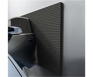 JSY Car park corner guards Garage Wall Protector, Proof Corners Edges Safety Bumper, Furniture Guards, Soft Extra-Wide Foam Padding Garage Wall Protector (Color : Schwarz, Size : 16.4ft/5m)