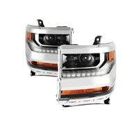 JSYALMSLW Headlight Assembly For CHEVROLET For SILVERADO 1500 2016 2017 2018 OE 84388723 84356947 GM2502451 Car Halogen Head Light Assembly Lamp