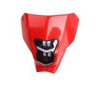 JSYALMSLW motorcycle headlight For CRF 450XR 450L 2019 2020 Dirt Pit Bike Motocross LED Headlight Plate Enduro Fairing Head Light(LED Red)