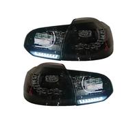 JSYALMSLW Rear Tail Recovery For VW For Golf 6 Mk6 R20 2008-2013 Flowing Water Flicker Turning Signal Pair Of Car Tail Light Assembly(Type A Smoker)