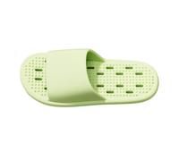 jSyddygm4 Comfort Shower Shoes for Women and Men Quick Drying Massage Pool Beach Slippers Summer Non Slip House Sandals with Drain Holes Easy to Clean(Green,Alpha Medium)