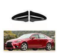 JSYDMA Pair Car Wing Mirror Covers Caps for Lexus IS300h XE30 2013-2020, Replacement Exterior Mirror Cover, Durable, A-piano black