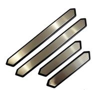 JSZDCVYBL 4PCS Stainless Steel Car Door Sill Protector for Mitsubishi Space Star 1998-2021 MF GA, Door Entry Scuff Guard Strips, Waterproof Wear-Resistant Threshold Welcome Pedal Decorative Trim