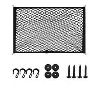 JSZDCVYBL Car Boot Net for Lexus RCF 2014-2020 2021 2022 2023 2024 2025 JZK60, Heavy Duty Elastic Cargo Mesh with Hooks and Screws, Durable Luggage Organiser for SUV and Van, Secure Grocery Net