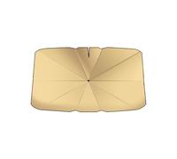 JSZDCVYBL Car Windshield Sun Shade Umbrella for BMW M3 1982-2023 2024 2025 E30 E46 E92 F80 G80, Bendable Handle Design, Titanium Gold Coating for UV and Heat Block, Foldable Auto Sunshield, 145x80cm