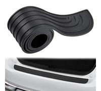 JSZDCVYBL Rear Bumper Protector for Buick Cascada 2016-2019 GM Epsilon II, Waterproof Rubber Trunk Sill Guard with Arc Edge Design, Flexible Streamlined Scuff Plate for Car SUV Pickup Truck