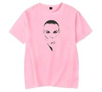 JSZHCB Sinead O'Connor T-Shirt Casual Fashion Short Sleeve T-Shirt,Unisex,Pink,XS