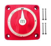 JT-HLM 32V Boat Selector Disconnect Rotary Switch Dual Battery Isolator Marine Switch Boat Battery Switch Circuit OFF-1-2 Red