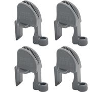 JT-HLM 4 Pcs Boat Fender Clips Boat Quick Adjust Pontoon Boat Square Rail Fender Cleats/Clips/Hanger for Bumpers
