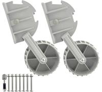 JT-HLM Boat Launching Wheels, Dinghy Dolly Wheels Inflatable Boat Transom Launch Wheels, Flip-up Retrackable Dinghy Wheels Nylon Ribs Towing Boat Launching Wheels