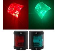 JT-HLM Green and Red Boat Lights, Navigation Lights for Boats Led, Navigation Light, 90° IP66 Anchor Signal Mast Light, Port Starboard Lights