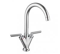 JT Pickfords Swing Contemporary Kitchen Tap | Swivel Spout Sink Monoblock Mixer (Chrome)