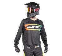 JT Racing C4-Rasta MX Shirt BlackL Black
