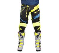 JT Racing Hyperlite Blueprint MX Trousers White/Black/Blue32 White,Black,Blue