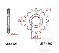 JT sprockets 15 tooth 520 pitch
