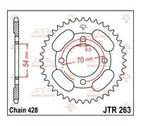 Jt Sprockets 428 Jtr263.36 Steel Rear Sprocket