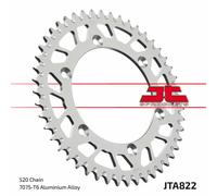 JT SPROCKETS Aluminium Ultra-Light Self-Cleaning Rear Sprocket 822 - 520