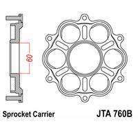 JT SPROCKETS Rear Sprocket Carrier - 6 Silentbloc Ducati