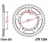 JT SPROCKETS Steel Standard Rear Sprocket 1304 - 525