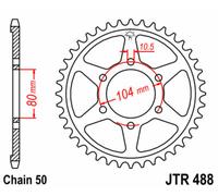 JT SPROCKETS Steel Standard Rear Sprocket 488 - 530