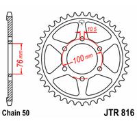 JT SPROCKETS Steel Standard Rear Sprocket 816 - 530