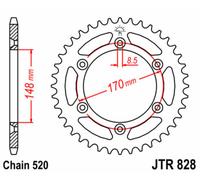 JT SPROCKETS Steel Standard Rear Sprocket 828 - 520