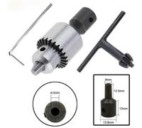 JT0 Electric Motor Chuck, Clamping Range 0 34mm, Perfect for Drills and Woodworking Machines, 4Pcs Set (4mm)