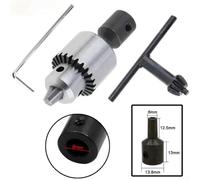 JT0 Electric Motor Chuck, Clamping Range 0 34mm, Perfect for Drills and Woodworking Machines, 4Pcs Set (8mm)