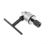 JT0 Motor Drill Chuck with 4mm 5mm 6mm 8mm Sleeve, Metal Drill Clip for Mini Drills, Compatible with 3.17mm Shaft, 0.3-4mm Capacity, Taper Mount Lathe Tool(4MM)