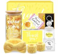 JTAMOHI Thank You Gifts for Women, 8 Pcs Employee Appreciation Gifts Baskets for Coworkers, Farewell Gifts, Thank You Appreciation Gifts for Teacher, Nurse, Boss, Secretary, Principal, Clients, Mom
