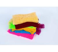 Jtaphrique Real African Net Sponge Authentic From Ghana In Bright Pink Bright Pink One Size