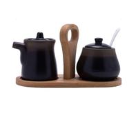 JTBDWOSK Cream And Sugar Set for The Coffee Bar, Milk Jug And Sugar Sets, Sugar Bowl And Milk Jug Set, Coffee Serving Set with Gradient Vintage Gloss Milk Jug And Sugar Bowl,D