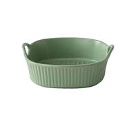 JTBDWOSK Rectangular Lasagna Pan with Handle, Small Ceramic Baking Pan for One Person, Porcelain Baking Pan Ovenproof-850Ml,3
