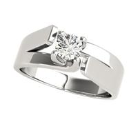 JTC LTD IGI Certified D/VS Round Cut Lab Grown Diamond Silver Engagement Ring for Women | 2.00Ct-S