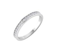 JTC LTD Lab Grown Diamond Full Eternity Wedding Ring for Bride | Make in 925 Silver,9K/18K Solid Gold or Platinum | 0.25ct to 0.50ct Slim Matching Wedding Band | Pave Set Half Eternity Ring