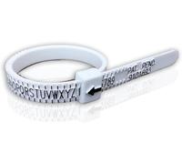 JTC LTD Uk Ring sizer Finger Measure Gauge For Unisex Adjustable Ring Measurement Tool A-Z Sizing.
